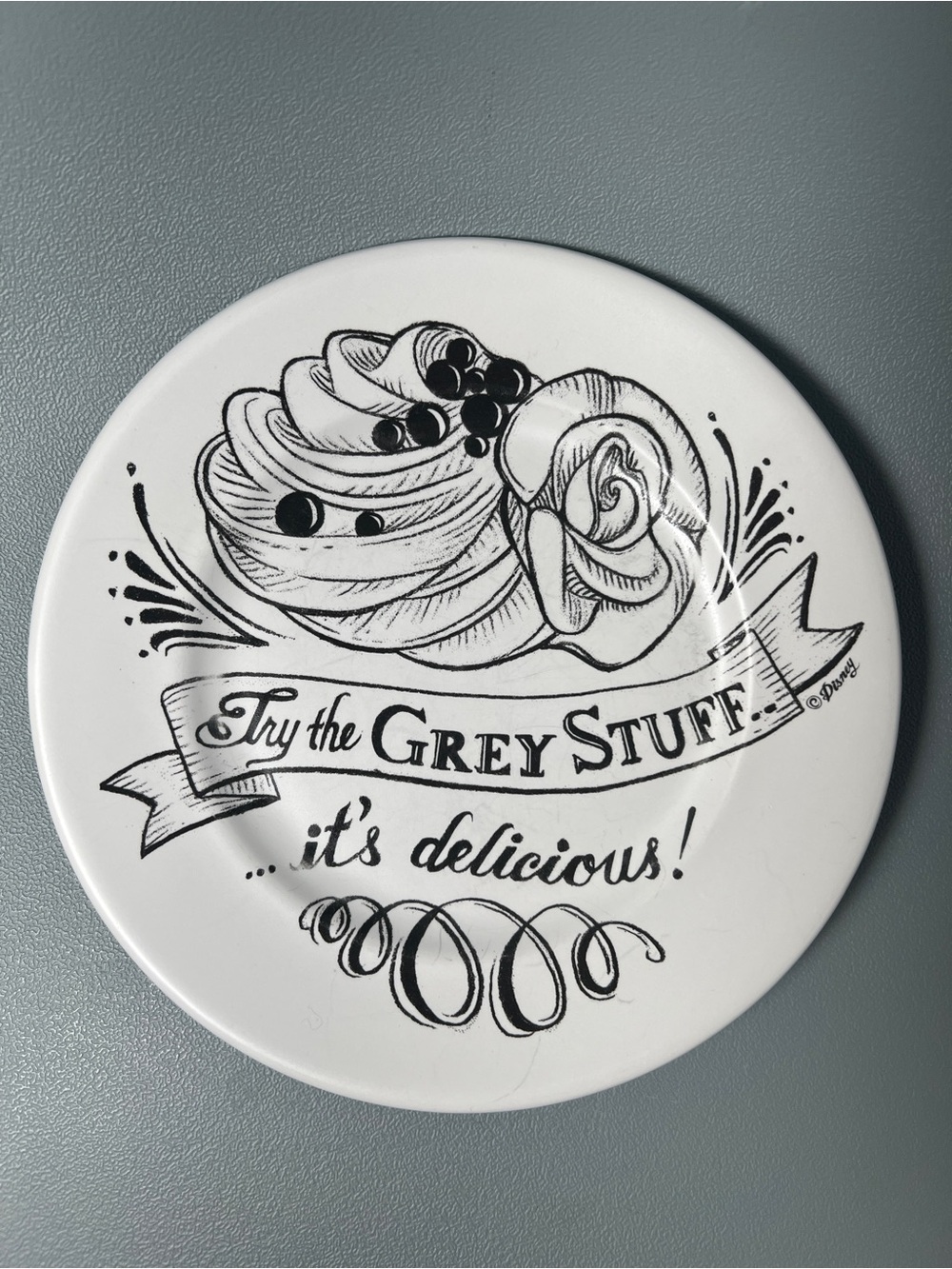 Disney Parks Be Our Guest Try The Grey Stuff Dessert Plate